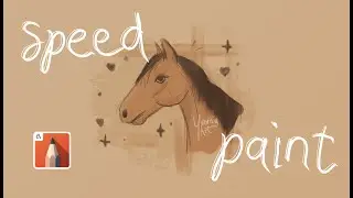 Horse Speed Painting | Sketchbook
