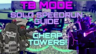 How to SPEEDRUN Tower Battles Mode in 16 MINUTES | Cheap Towers | 10 Minutes with 50% Speed | TDX