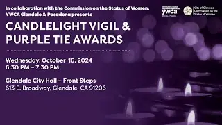 Candlelight Vigil & Purple Tie Awards - 2024