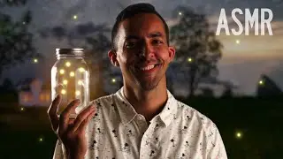 ASMR Catch fireflies with me, listening to night sounds