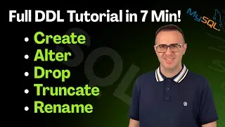 Master Full SQL DDL Fast - CREATE, DROP, ALTER, TRUNCATE, RENAME