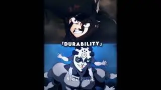 Asta VS Gyokko | #shorts #edit #anime #wis #demonslayer #blackclover