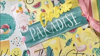 Make a Summer Scrapbook Keepsake Binder Using Our CTMH Designer Series Papers