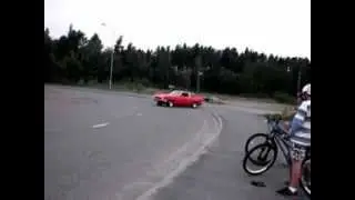1973 Chevrolet Vega Burnout leaving from Porvoo Cruising