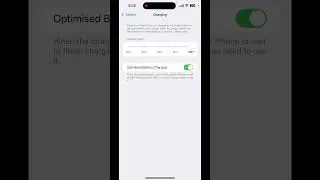 iOS 18 New Battery setting