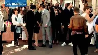 Colin Farrell, Lea Seydoux and Rachel Weisz in Cannes for The Lobster