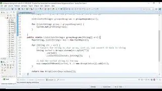 AnagramProgram using java 8