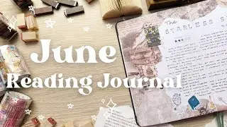 💌 June Reading Journal  | New reading journal new washi tapes reading from 4 countries 🦉