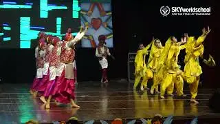 Bhangra by students of Sky World school⁣⁣, panchkula Annual Function Harmony 23 Dec 22