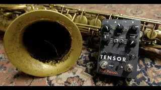 Red Panda Tensor with Saxophone