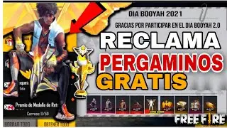 ☄️YA SALIÓ! Cómo RECLAMAR los PREMIOS del DÍA BOOYAH? RECLAMA GRATIS PERGAMINOS de INCUBADORAS😍