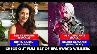 IIFA Awards 2017: Check Out The Full List Of Winners & See Who Won The Best Actor & Actress Award!