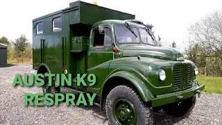 AUSTIN K9 military truck full RESPRAY episode#7