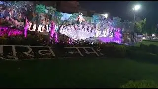 Beautiful night view of prem Mandir♥️