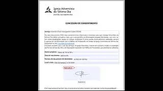 vídeo de explicação de como enviar Concessão de Consentimento LGPD