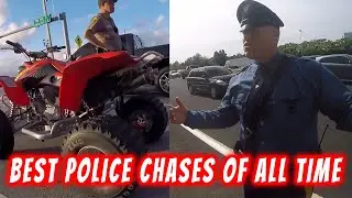 25 MINTUES OF POLICE CHASES & PULLOVERS | BEST COPS VS BIKERS OF ALL TIME
