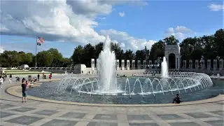 WWII MEMORIAL, WASHINGTON, D.C.: SYMBOL OF SACRIFICE! (4K)