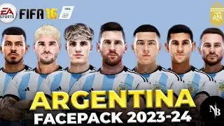 ARGENTINA NT FACEPACK FIFA 16 MOBILE