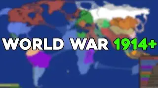 Ages Of Conflict World War Simulator - World Map 1914+