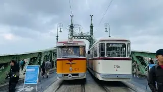 Budapest Antique Trams 🚋 | European Mobility Week In Budapest 2024 | Hungary 🇭🇺 Central Europe