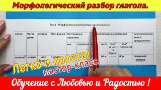 📣Морфологический  разбор глагола.