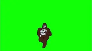 ✔️GREEN SCREEN EFFECTS: cute gorilla dance