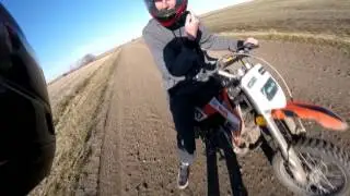 Jumping And Riding Dirt Bikes!!!!