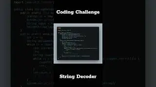 🧩📑 Coding Challenge : String Decoder 📑🧩
