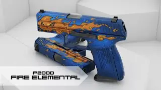 Making P2000 skin Stash from CS:GO