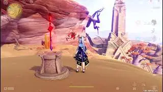 Invisible Platform Challenge West of North West of Valley of Dahri | Genshin Impact
