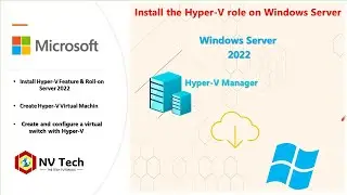 How to install Hyper-V Manager on Server 2022 II Install the Hyper-V role on Windows Server II
