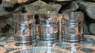 Стаканы для виски из поршней мотоцикла