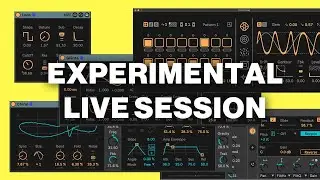 Experimental Raw Ableton Live Jam - Exploring Max for Live Devices