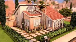 Oasis Springs Modern House 🌵 The Sims 4 Speed Build | No CC