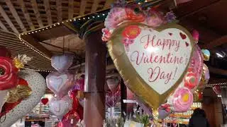 Stew Leonards Valentine’s Day flowers and balloons #shorts