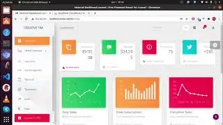 como fazer laravel admin dashboard - part 1 (instalando pacote material admin)