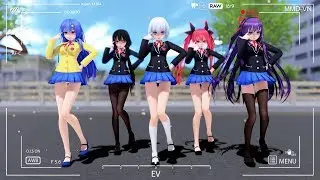 [MMD] Date A Live - Booo!  (Tohka, Kurumi, Shido, Kotori, Origami)