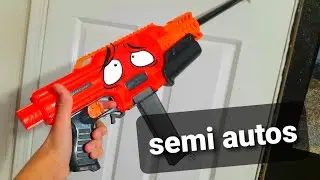 I used a semi-auto. and I kinda liked it
