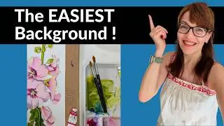 Put this EASY Landscape Background Behind Anything! (Watercolor Tutorial)