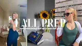 FALL VLOG | romanticizing fall, activewear haul, trader joes fall haul