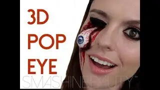 EASY 3D Pop Eye SFX Halloween Makeup Tutorial | SMASHINBEAUTY