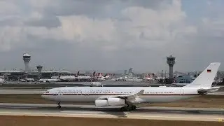 German Air Force Airbus A340-300 16+01 take off at Istanbul Atatürk Airport - 06/09/2018