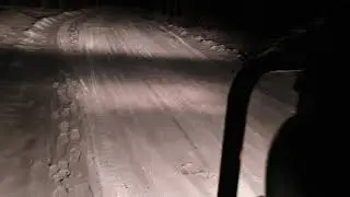 Как светят танковые фары и головной свет на УАЗЕ