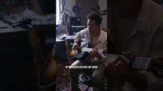 working on unique ways to play the songs…I got this 12 string and it totally rips on More To This