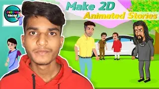 How to Make Animation Videos with Chroma Toons || Make 2D Animated Cartoon Stories Using Mobile