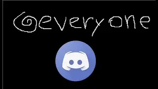 using @everyone on discord 