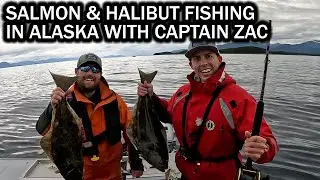 Fishing for Halibut & Salmon in ALASKA with Captain Zac | Catch & Cook