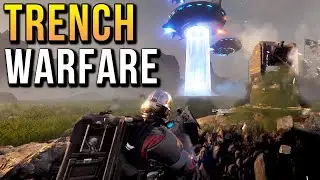 Helldivers 2 | Fighting in TRENCHES Against The ILLUMINATE!!! - Gameplay Hardest Difficulty