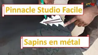 Réalisation de sapins de Noël en métal
