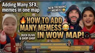 How To Add Custom Audio Sound in PubgMobile Wow Map |Add Funny Memes SoundIn wow |